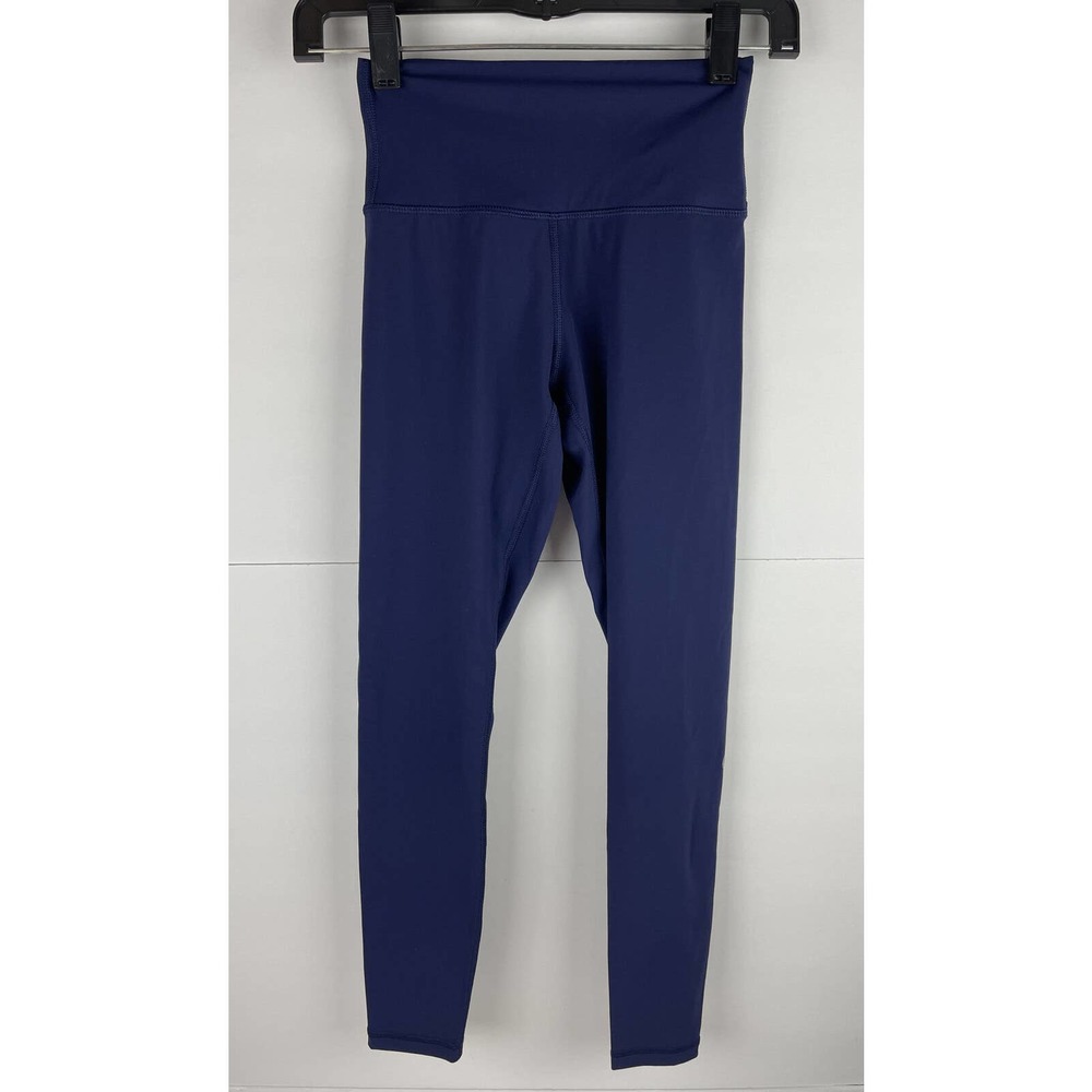 Lululemon High Rise Athletics Womens Leggings Workout Plum Purple SIze 2